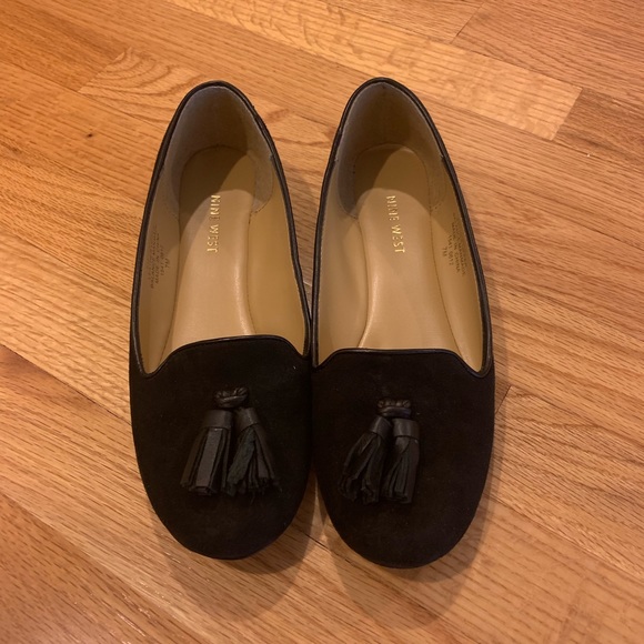 Nine West Shoes - Nine West Black Suede Tassel Loafers Nine West Shoes - Nine West Black Suede Tassel Loafers